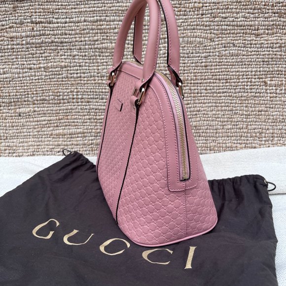 GG Microguccissima Mini Dome Bag Soft Pink - Picture 9 of 11